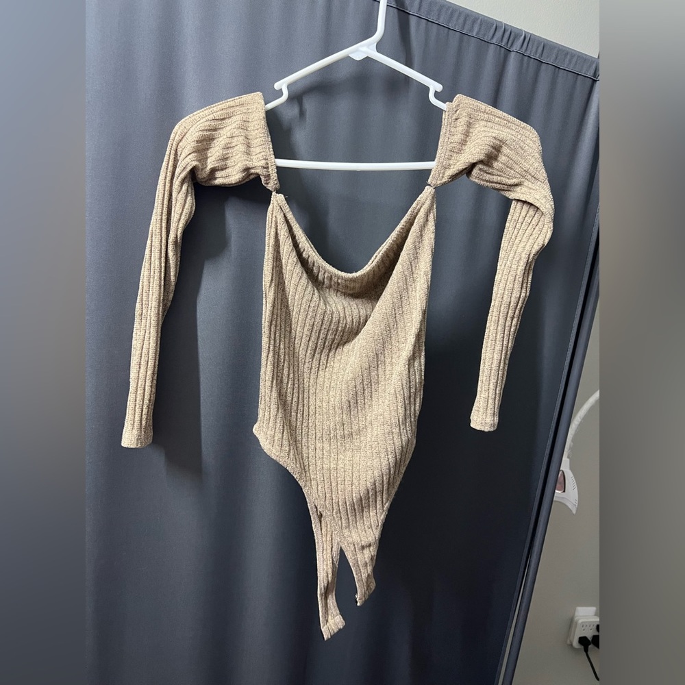 Beige bodysuit
